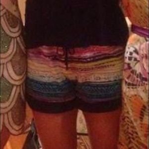 Multi colored shorts